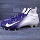 Nike Vapor Untouchable Pro 3 Football Cleats Mens Size 13 White Purple Vikings