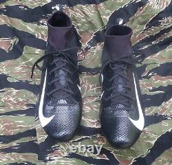 New Nike Vapor Untouchable Pro 3 Black Football Cleats AQ8786 010 Size 14.5 Wide