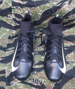 New Nike Vapor Untouchable Pro 3 Black Football Cleats AQ8786 010 Size 14.5 Wide