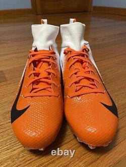 New Nike Vapor Untouchable Pro 3 Football Cleats Orange AO3021-118 Men's Size 12