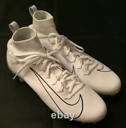 New Nike Vapor Untouchable Pro 3 White/black Football Cleats 917165-120 Mens 9.5