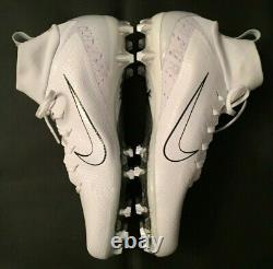New Nike Vapor Untouchable Pro 3 White/black Football Cleats 917165-120 Mens 9.5