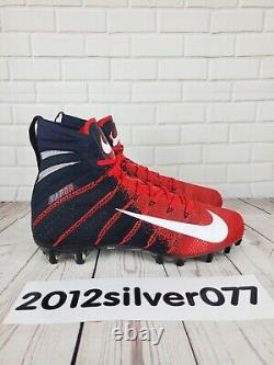 Nike Men's Vapor Untouchable 3 Elite'Bred' Football Cleats AO3006-060 Size 14