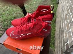 Nike Men's Vapor Untouchable 3 Elite Red Football Cleats AH7408-600 Sz 12