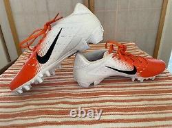 Nike Mens Vapor Untouchable Speed 3 Football Cleats Orange White 11.5 NWOT