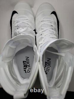 Nike Vapor Men's Size 12.5 Untouchable 3 Elite P White Black Football Cleats