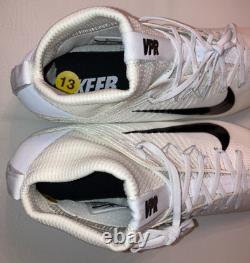 Nike Vapor Untouchable 2 Cf White Black Football Cleats 924113-101 Mens Size 13