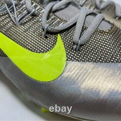 Nike Vapor Untouchable 2 Cleats Football Grey/Volt 824470-010 Sz 12.5 US