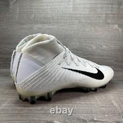 Nike Vapor Untouchable 2 Cleats Size 13.5 White Black Football Shoes 924113-101