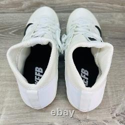 Nike Vapor Untouchable 2 Football Cleats Mens Size 13.5 White Black 924113-101