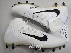 Nike Vapor Untouchable 2 Football Cleats with String Bag White 924113-101 Sz 12