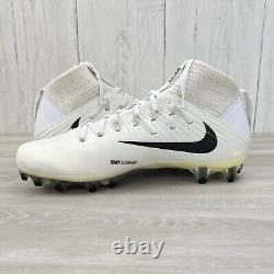 Nike Vapor Untouchable 2 White/Black Football Cleats 924113-101 Size 10