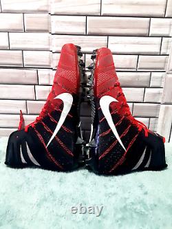 Nike Vapor Untouchable 3 Elite Flyknit Football Cleats Red AO3006-060 Size 11.5