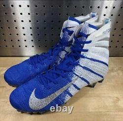 Nike Vapor Untouchable 3 Elite Flyknit Football ROYAL BLUE AH7408-104 Size 9.5