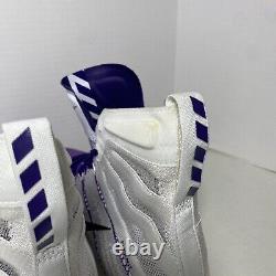 Nike Vapor Untouchable 3 Elite Football Cleats Men's Size 12.5 White Purple New