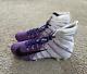 Nike Vapor Untouchable 3 Elite Football White Purple Ao3006-155 Men's Size 12