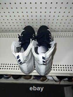 Nike Vapor Untouchable 3 Elite Mens Football Cleats Size 12.5 White Navy Blue