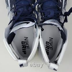 Nike Vapor Untouchable 3 Elite P White Navy Blue AO3006-101 Men's Size 16 New