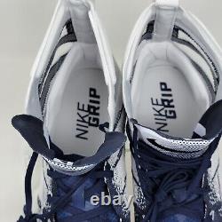 Nike Vapor Untouchable 3 Elite P White Navy Blue AO3006-101 Men's Size 16 New