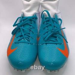 Nike Vapor Untouchable 3 Pro Teal Orange Miami Dolphins Mens Size 15 AO3021-103
