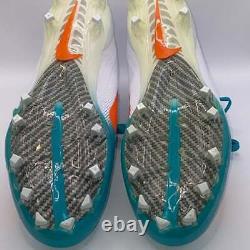 Nike Vapor Untouchable 3 Pro Teal Orange Miami Dolphins Mens Size 15 AO3021-103