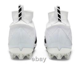 Nike Vapor Untouchable 3 Pro White / Black Football Cleats AO3022-100 Size 13.5