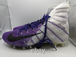 Nike Vapor Untouchable Elite Flyknit Football Cleats Size 12.5 A03006-155 Purple