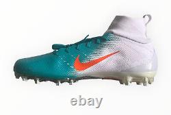 Nike Vapor Untouchable Pro3 Football Cleats White Green Orange Mens 16 AO3021103