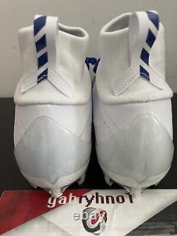 Nike Vapor Untouchable Pro 3 Football Cleats AO3021-145 White Royal Mens Size 10