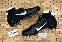 Nike Vapor Untouchable Pro 3 Football Cleats Black AQ8786-010 Mens size 15 WIDE