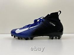 Nike Vapor Untouchable Pro 3 Football Cleats Black/Blue Mens 10.5 AO3021-009