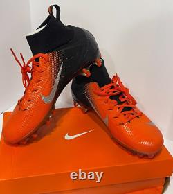 Nike Vapor Untouchable Pro 3 Football Cleats Black Orange Mens Sz 7.5 917165-008