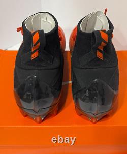 Nike Vapor Untouchable Pro 3 Football Cleats Black Orange Mens Sz 7.5 917165-008