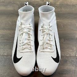 Nike Vapor Untouchable Pro 3 Football Cleats Men's Sz 12 Wide White AQ8786-101