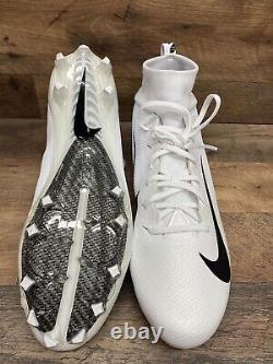Nike Vapor Untouchable Pro 3 Football Cleats Mens Size 16 White Black AO3021-100
