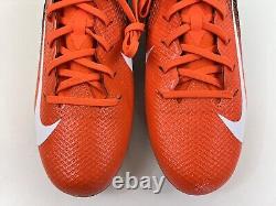 Nike Vapor Untouchable Pro 3 Football Cleats Orange Black Mens 12.5 AO3021-081