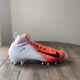 Nike Vapor Untouchable Pro 3 Football Cleats White Orange Mens 11 Ao3021-118 New