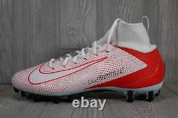 Nike Vapor Untouchable Pro 3 ID Football Cleats White Orange Mens Size 12