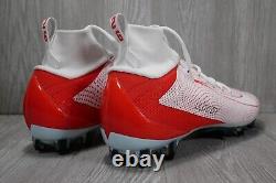 Nike Vapor Untouchable Pro 3 ID Football Cleats White Orange Mens Size 12