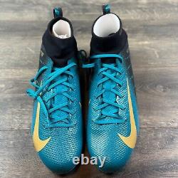 Nike Vapor Untouchable Pro 3 Jaguars Football Cleats Men Sz 11.5 Blue AO3021-012