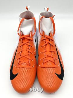 Nike Vapor Untouchable Pro 3 Men's Size 12.5 Football Cleats Orange AO3021-118