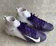 Nike Vapor Untouchable Pro 3 Men's Sz 14 White Purple Football Cleats Ao3021-155