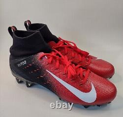 Nike Vapor Untouchable Pro 3 Mens Football Cleats Black Red Size 12.5 AO3021-060