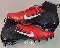 Nike Vapor Untouchable Pro 3 Mens Football Cleats Black Red Size 12.5 AO3021-060