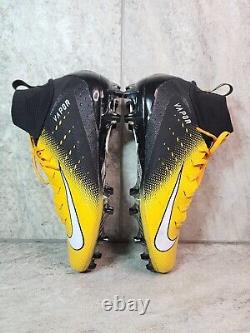 Nike Vapor Untouchable Pro 3 Mens Football Cleats Size 10.5 Yellow AO3021-008