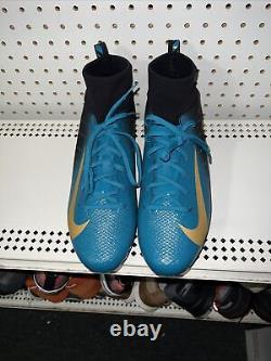 Nike Vapor Untouchable Pro 3 Mens Football Cleats Size 12.5 Jaguars Teal Gold