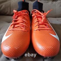 Nike Vapor Untouchable Pro 3 Orange Black Football Cleats AO3021-081 Mens Sz 13