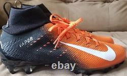 Nike Vapor Untouchable Pro 3 Orange Black Football Cleats AO3021-081 Mens Sz 13