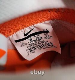 Nike Vapor Untouchable Pro 3 P Football Cleats Size 14 White Orange 917165-108