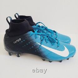 Nike Vapor Untouchable Pro 3 Panthers Football Cleats AO3021-007 Size 13 Teal Bl